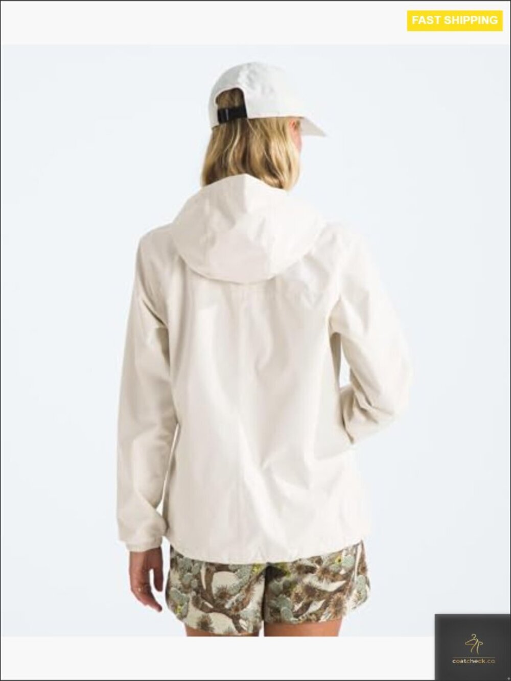 Waterproof Breathable Rain Coat Hooded Zip Pockets Lightweight Packable - Picture 4 of 6